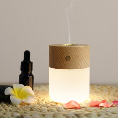 China Modern Home Indoor Decoration Quantity LED Charge Organic Glass Fragrance Lamp for sale