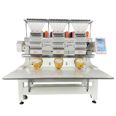 China Garment shops buy embroidery machine 1-2-3-4-6 head multi function embroidery machine for sale suitable for curtain logos hat pants for sale