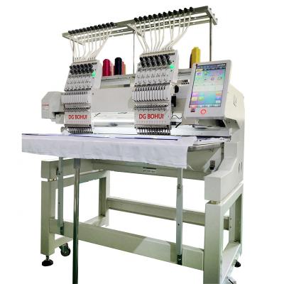 China Advertising company embroidery machine maker 2/4/6 heads automated embroidery machine with embroidery pattern software for sale