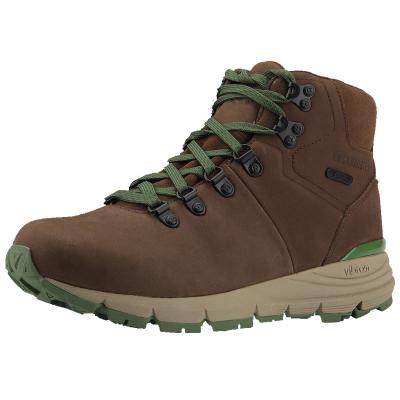 China Fashion Anti-Static Brown Nubuck Leather Waterproof Durable Mountain Hiking Safety Boots for sale