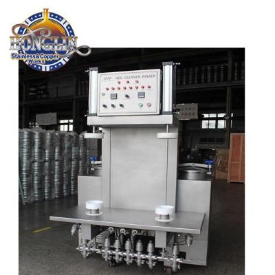 China semi automatic beer brewing 50l beer keg filler/small german fruit beer bottle filling machine for sale