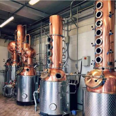 China Hotels Distilling Equipment 500L Rum Still Distilling Equipment Destiladora Distilling Illegal Alcohol for sale