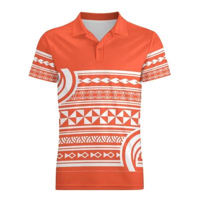 China Original Polynesian Tribal Summer Orange Polynesian Tribal Orange Custom Size Large for sale