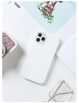 China New Design Shockproof Phone Cover Soft LOGO Inner Microfiber Cloth Liquid Silicone Case Mobile Phone Accessories For Iphone 13 for sale