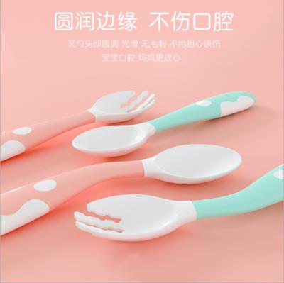 China Special Cheap Price Baby Spork Baby Spoon Portable Newborn Training Utensils Bend Spoon for sale