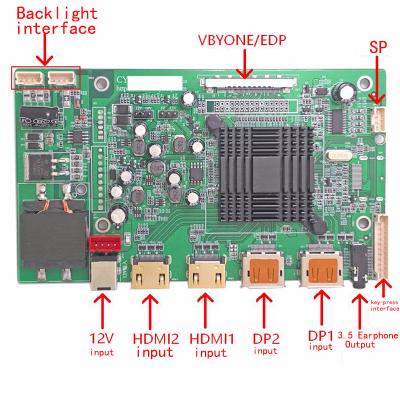 China HOT sale 4K 118*75mm universal hd power board HDR Freesync VBO 2K 4K 60hz 144Hz lcd power board for sale