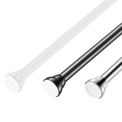 China Retractable Bathroom Toilet Retractable Shower No Punch Stainless Steel Telescopic Curtain Clothes Drying Rod Balcony Indoor for sale