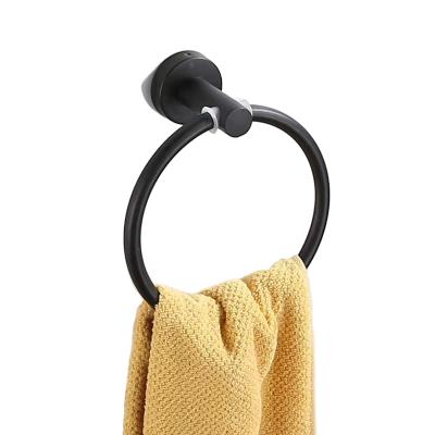 China Tough 2022 New Type Round Coat Hook Towel Ring Hanging Bath Room Wholesale Washroom Set Bathroom Accessories for sale