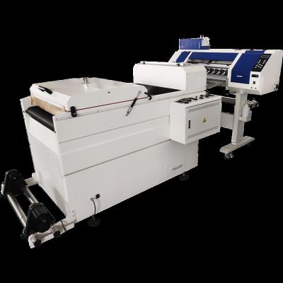 China All fabric heat transfer Double Head I3200 Digital DTF Printer 60cm A3 PET Film Offset T-shirt DTF Printing Machine Shake Powder DTF Printer for sale