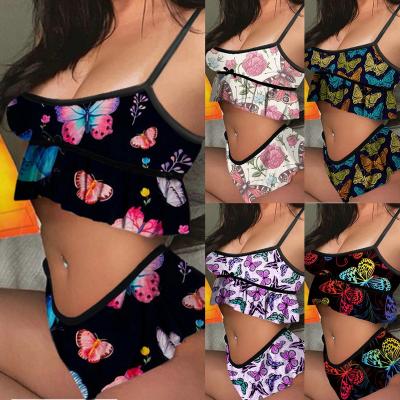 China 2021 Women's Two-piece Sets New Arrival Fashion Satin Leisure Use Sleepwear Women's Sexy Lingerie QUICK-DRY QUICK-DRY Pajamas for sale