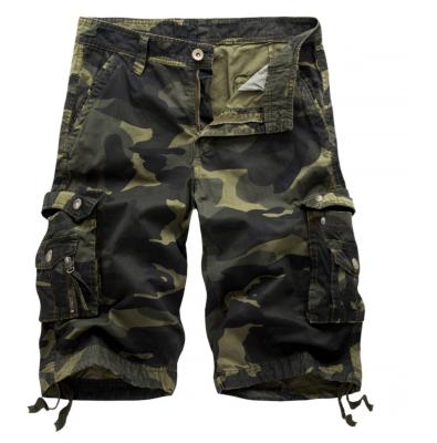 China Hip Hop Wholesale Men's Beach Shorts Pants Camouflage Print European Style Cargo Pants XJYD for sale