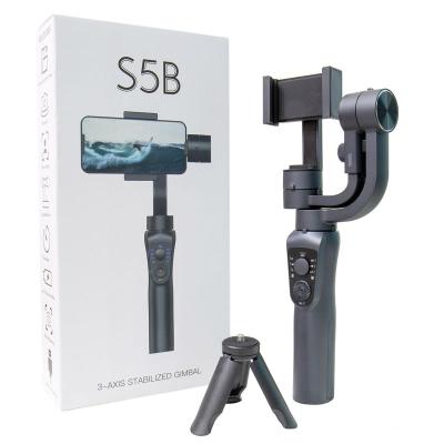 China Mobile Phone S5b Selfie Face Object Tracking Gimbal Zoom Control Anti-shake 3 Axis Smartphone Gimbal Stabilizer For Movie Video Maker for sale