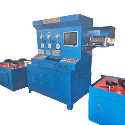 China Safety valve adjustment PLC control YFT-D300 pressure relief valve test bench for safety valve pressure regulating and sealing testing for sale