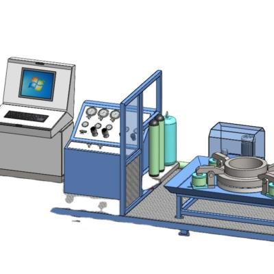 China YFT-D relief valve test bench for safety valve performance test with touch screen computer monitoring system YFT-D for sale