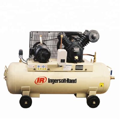 China Lubricated Ingersoll T30 Rand 3000E30/8 Two Stage Electric Reciprocating Piston Air Compressor Horizontal 8barg Tank for sale