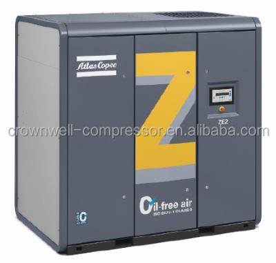 China Oil Free Atlas Copco Rotary Screw Compressors ZR90 VSD Oil Free for sale