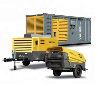 China Lubricated Atlas Copco twinair XAH2250 cd XAH1066 cd XRV946 cd XRV946 cd compressors for sale