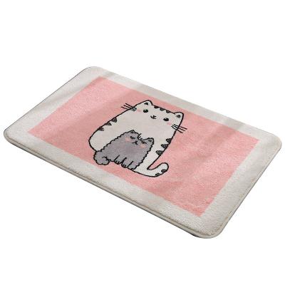 China Modern professional super absorbent cartoon bathroom floor household design first-class absorbent non-slip mat for sale