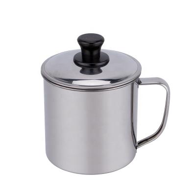 China Sustainable Stainless Steel Thicken Water Mug With Lid Drinking Coffee Mug for sale