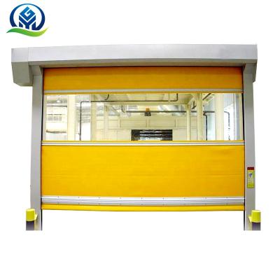 China Modern Industrial Automatic PVC Door Fabric Overhead Fast Fast Rolling Up Door For Warehouse for sale