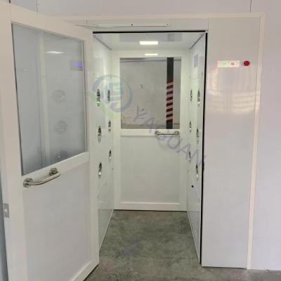 China 100 Pcs Clean Lab/Lab Powder Coating Steel White Air Shower Cheap For Food Factory for sale