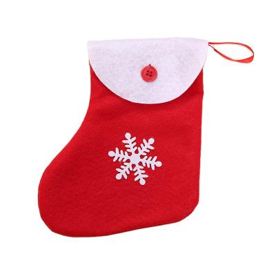 China Christmas Christmas Wraps Stockings Mini Christmas Stocking Wholesale Button Christmas for sale