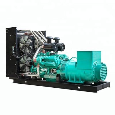 China Ricardo heavy duty OPEN TYPE used generator with ganarator and fuelless generator GF2-400KW for sale