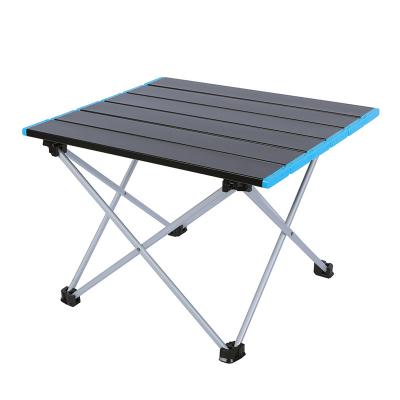 China Folding Modern Portable Aluminum Outdoor Picnic Mini Tea Barbecue Notebook Dining Camping Table for sale