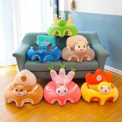 China Modern Creative Micro Plush Doll Cartoon Toy Baby School Soft Seat Sofa Comfort Doll Children's Velvet Resting Chair for sale