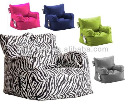 China Soft Search Large Joe Dorm Bean Bag Chair - Comfort Zebra for sale