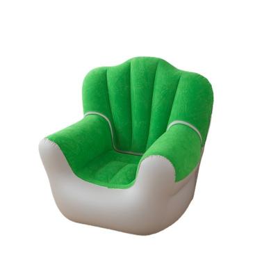 China Home Foldable Simple Inflatable Backrest Leisure Chair Crown Shape Foldable Inflatable Sofa Stool for sale