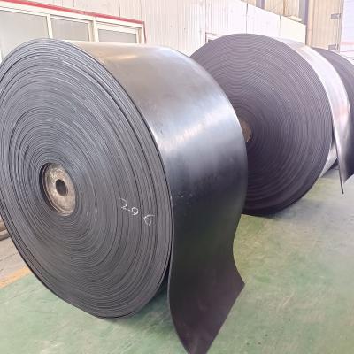 China Rubber Sheet 10mm PE 315/3 Thick Rubber Coated Fabric Reinforced Conveyor Belt for sale