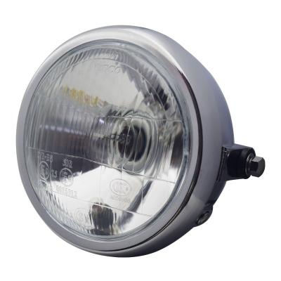 China Plastic + Iron Motorcycle Round Headlights Wholesale For CG125/150 GN125 Motorcycle for sale