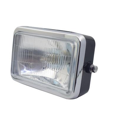 China Plastic + Iron Wholesale Motorcycle CG125 Square Headlights Pearl River Headlights With Bulbs for sale