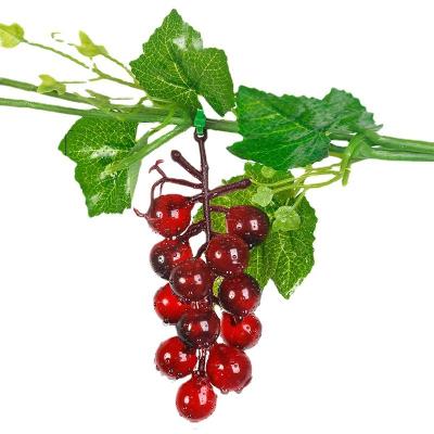 China Beautiful Colorful Artificial Flower hot sale high quality faux grape artificial grape for hanging plants ivy vine plant for sale