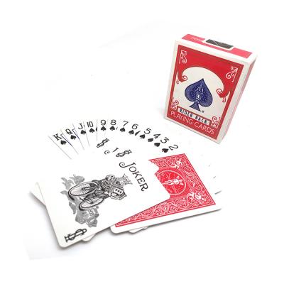 China Custom Printing Full Paper Logo Design Front And Back Both Sides Wholesale Poker Playing Cards for sale