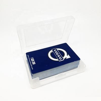 China 58*88mm 63*88mm Professional Cheap Transparent Plastic Game Card Storage Paper Box for sale