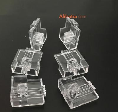 China Mirror Plastic Clear Acrylic Plastic Clamp For 6mm for sale