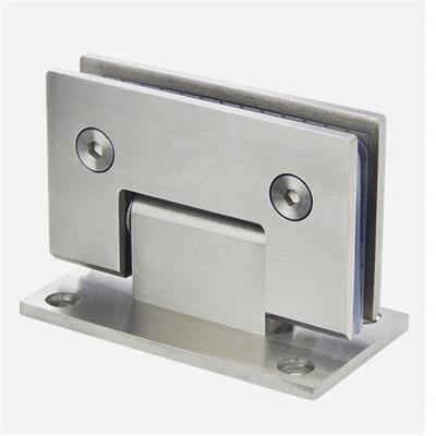 China S.S.201 / S.S.304 Stainless Steel Wall to Glass Single Side Shower Glass Door Hinge for sale