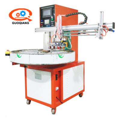 China Blister PVC PET Blister Wrapping Paper Card Automatic Plastic Welding Packaging Machine for sale