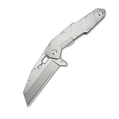 China Stainless Steel Non-changeable Folding Knife With D2 Blade Pocket Knives Hunting Survival Outdoor Camping Knife for sale