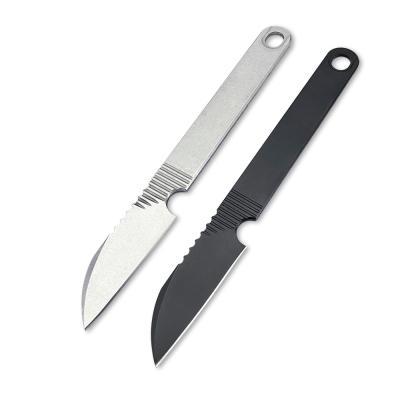 China Hot Sale Non-variable Blade Outdoor Fixed Knife 440C Steel Pocket Knives Hunting Mini EDC Tools Neck Knife For Gifts for sale