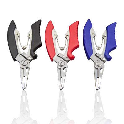 China Non-variable PP Handle Multifunctional Fishing Line Cutter Hook Remover Tackle Tool Camping Lure Pliers Scissors Outdoor Accessories for sale