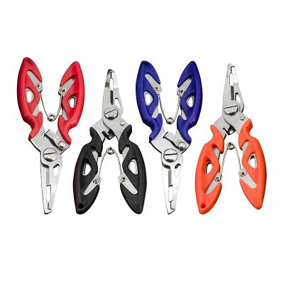 China Non-variable pp handle multifunctional fishing line pliers scissors outdoor camping cutter hook remover hunting accessories for sale