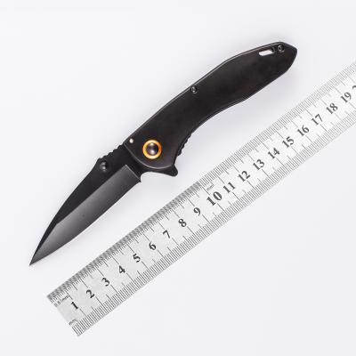 China Open Slide Outdoor Camping Survival Kit New High Hardness And Titanium-Coated Portable Folding Knife for sale