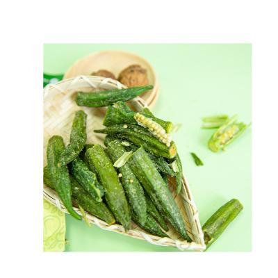 China All Popular Products With Customers Natural Flavor Freeze Dried Crispy Okra Okra for sale