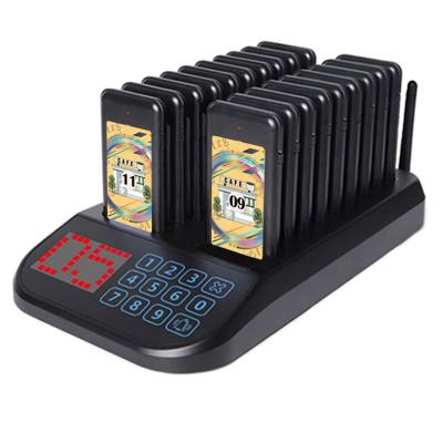 China Restaurant Wireless Waterproof Restaurant Calls Pager System Guest Paging System for sale