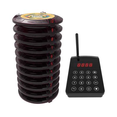 China Waterproof Restaurant Long Range Wireless Restaurant Pager System for sale