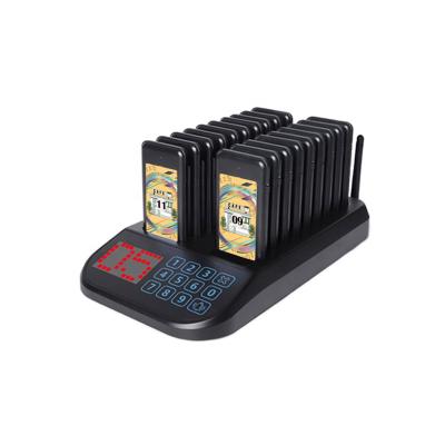 China For Waiter Calling Guests 20 Pager Long Range 315MHz / 433MHz Wireless Cafe Pager Buzzer for sale