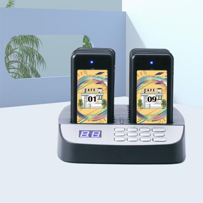 China Guest Waterproof Vibrating Electronic Radio Waiter Fast Food Bar Cafe Restaurant 433MHz Paging Call System Tail Beeper for sale